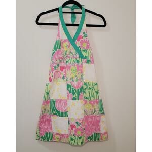 Lilly Pulitzer‎ Vintage White Label Derby Patch Teen Girl’s Dress Size 16